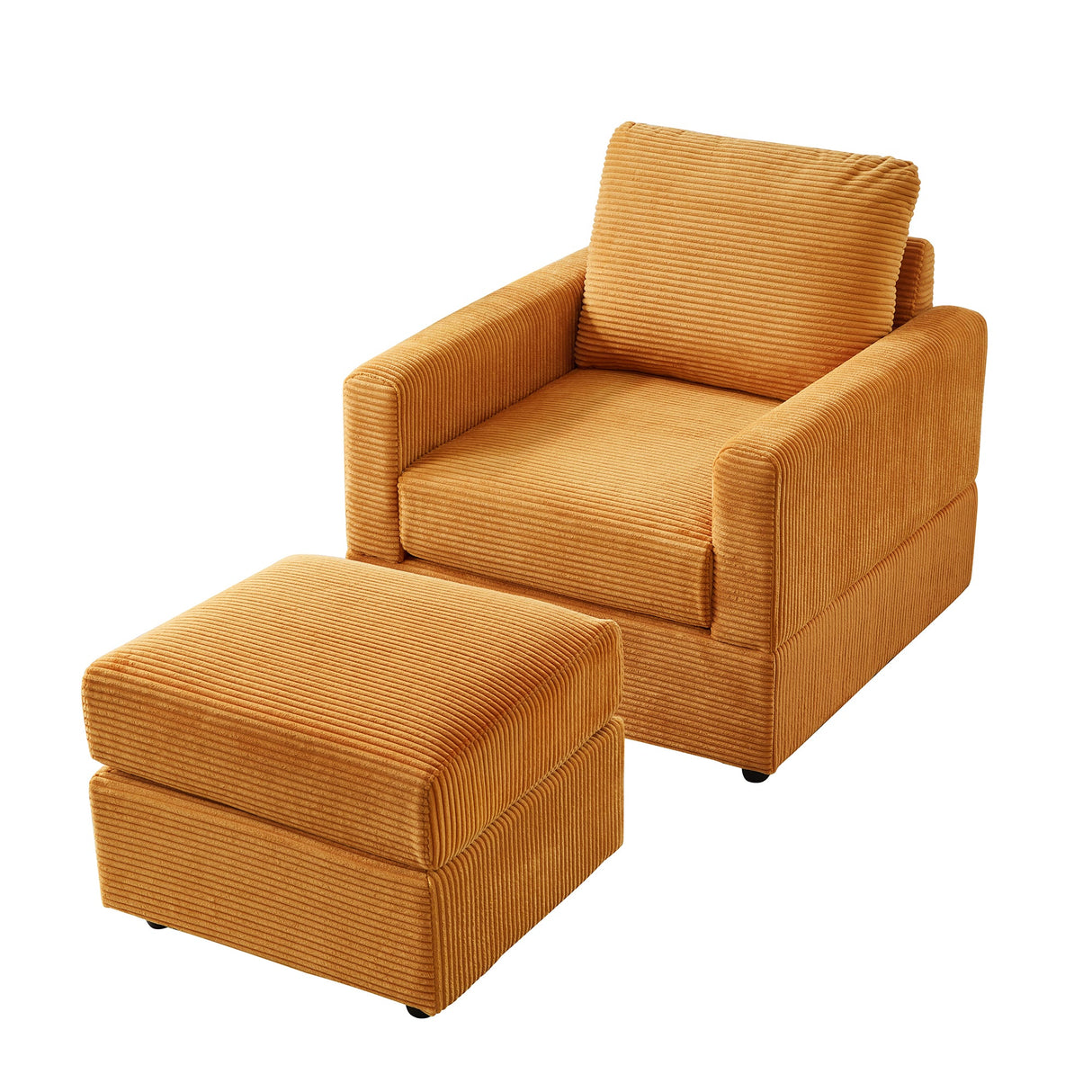 Classic Corduroy Chaise Lounge