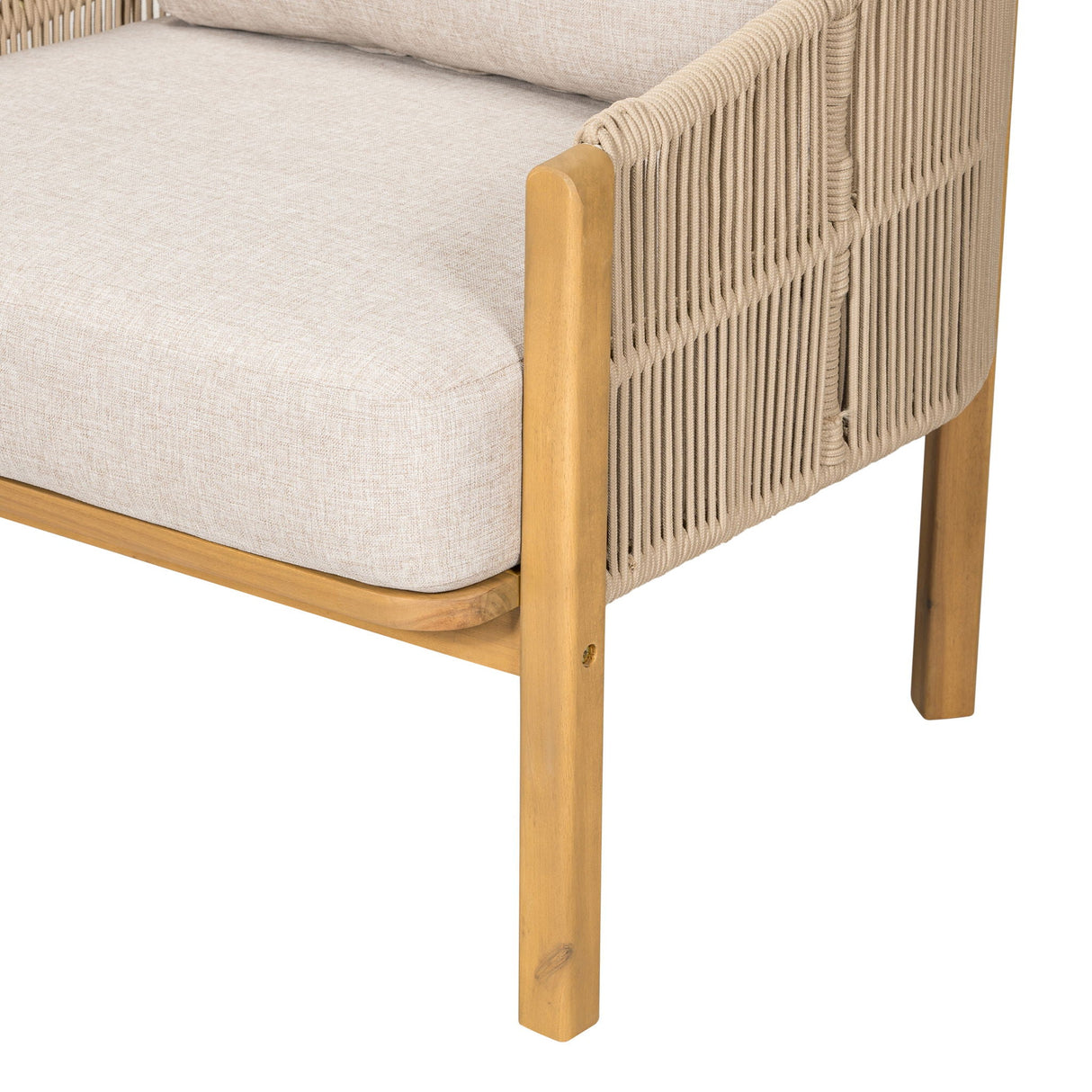 Grotta - Outdoor Wood Club Chair (Set of 2)