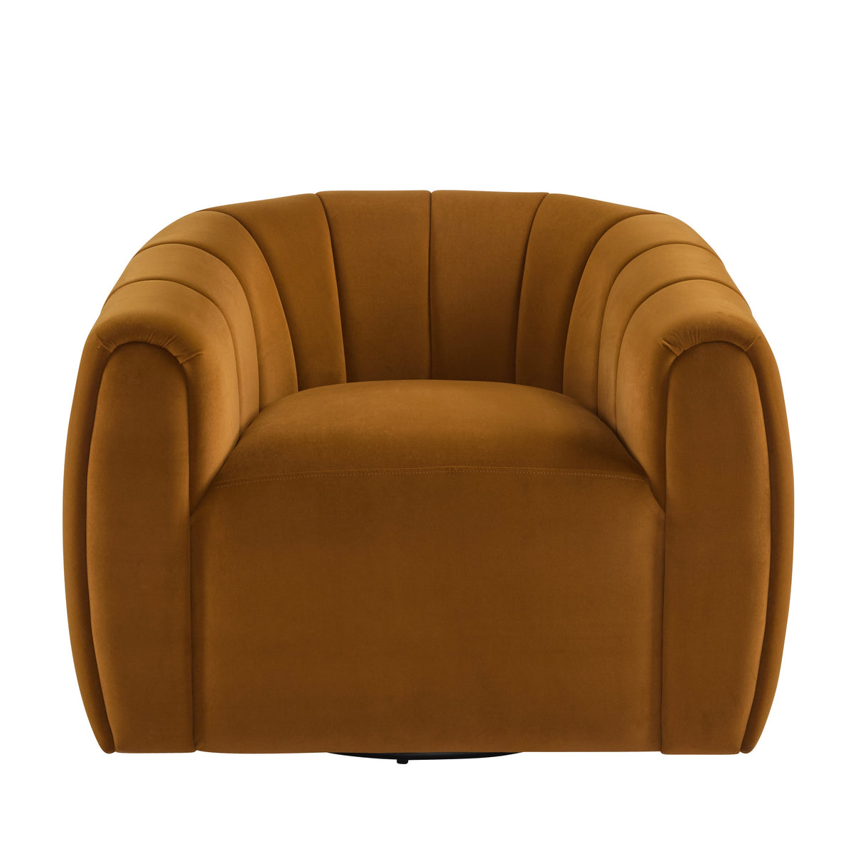 Modern Swivel Club Chair with Premium Velvet