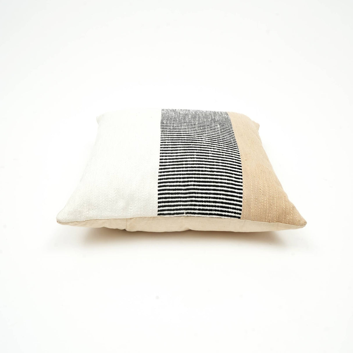 Handcrafted Abstract Woven Pillow