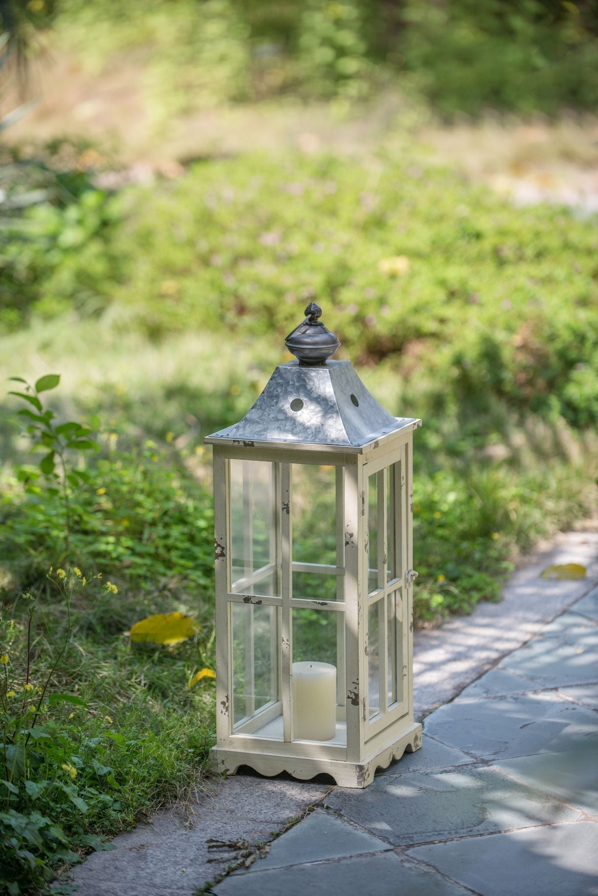 Wooden Candle Lantern DecorativeHurricane Lantern Holder