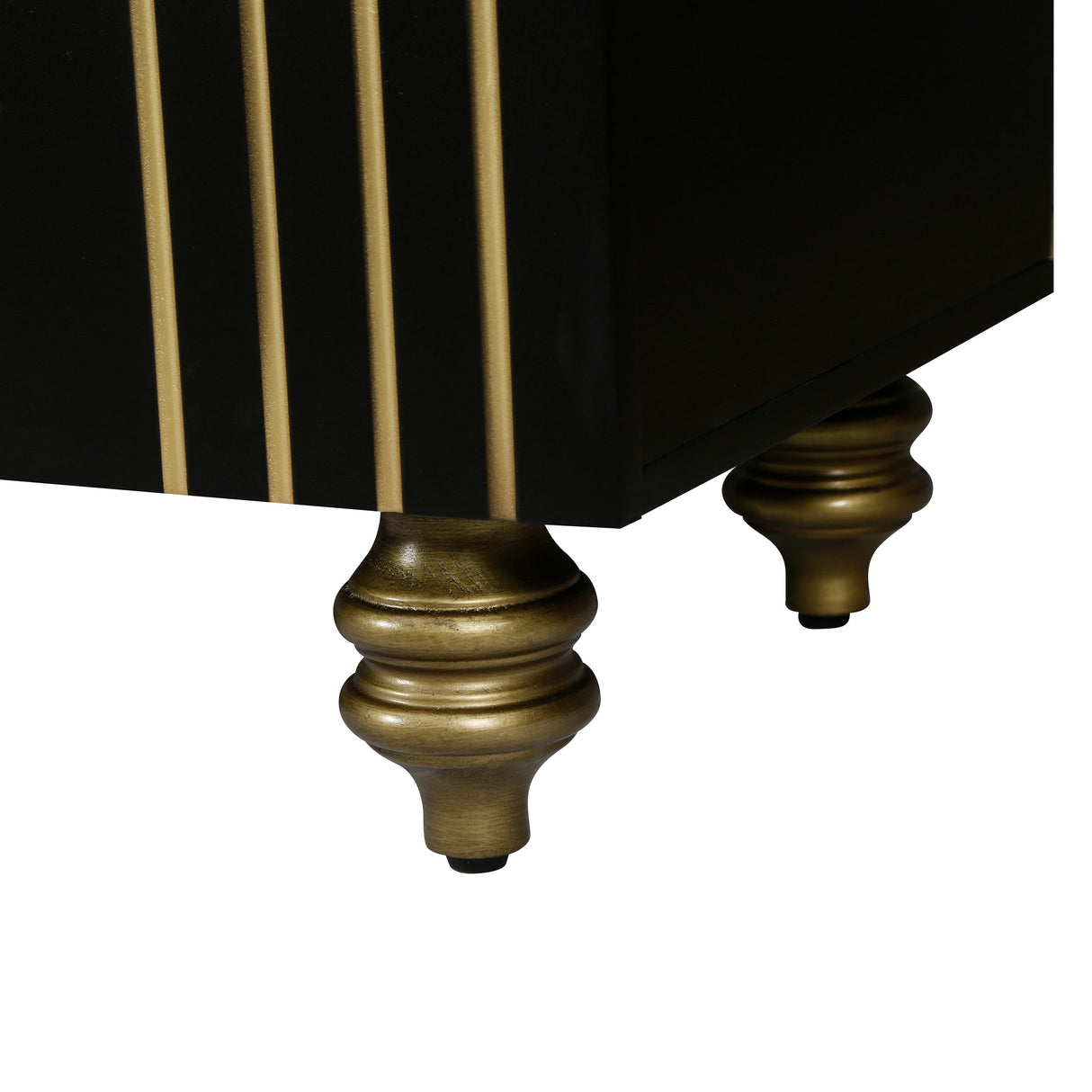 Modern Fluted Sideboard Buffet with Storage