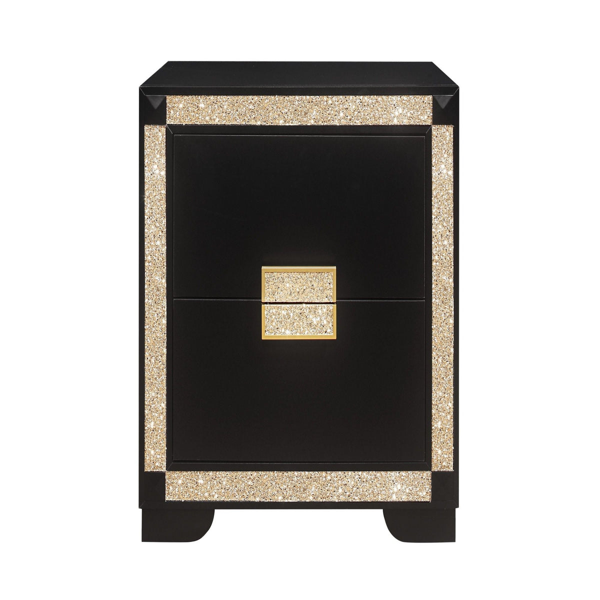 Lively - Bedroom Set With Glitter Detail And Padded Headboard