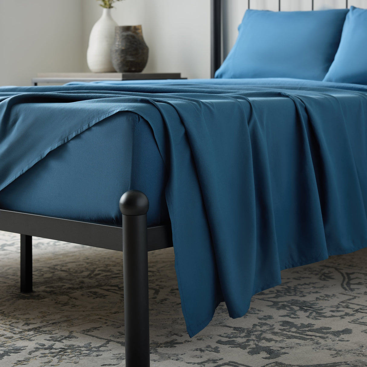 Weekender 90gsm Bamboo Sheet Set Twin XL Blue