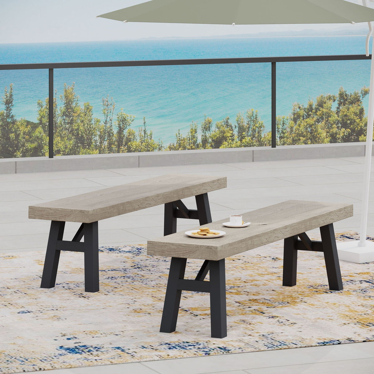 Bettina Gray Bench