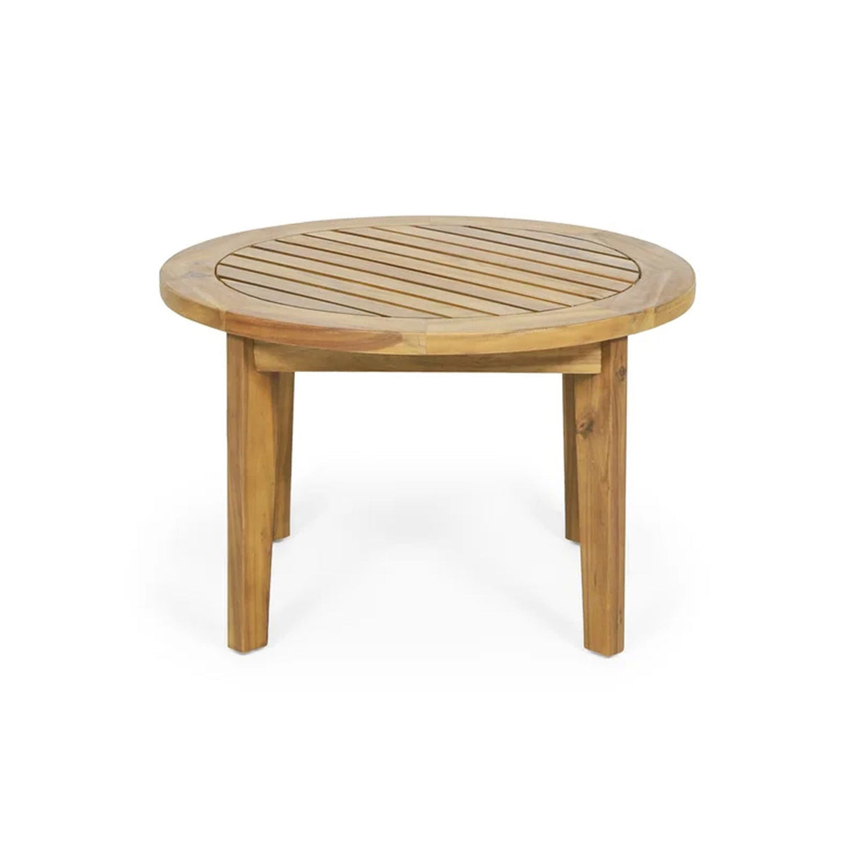 Patio Furniture Set, Outdoor Acacia Wood Patio Club Chair With Table