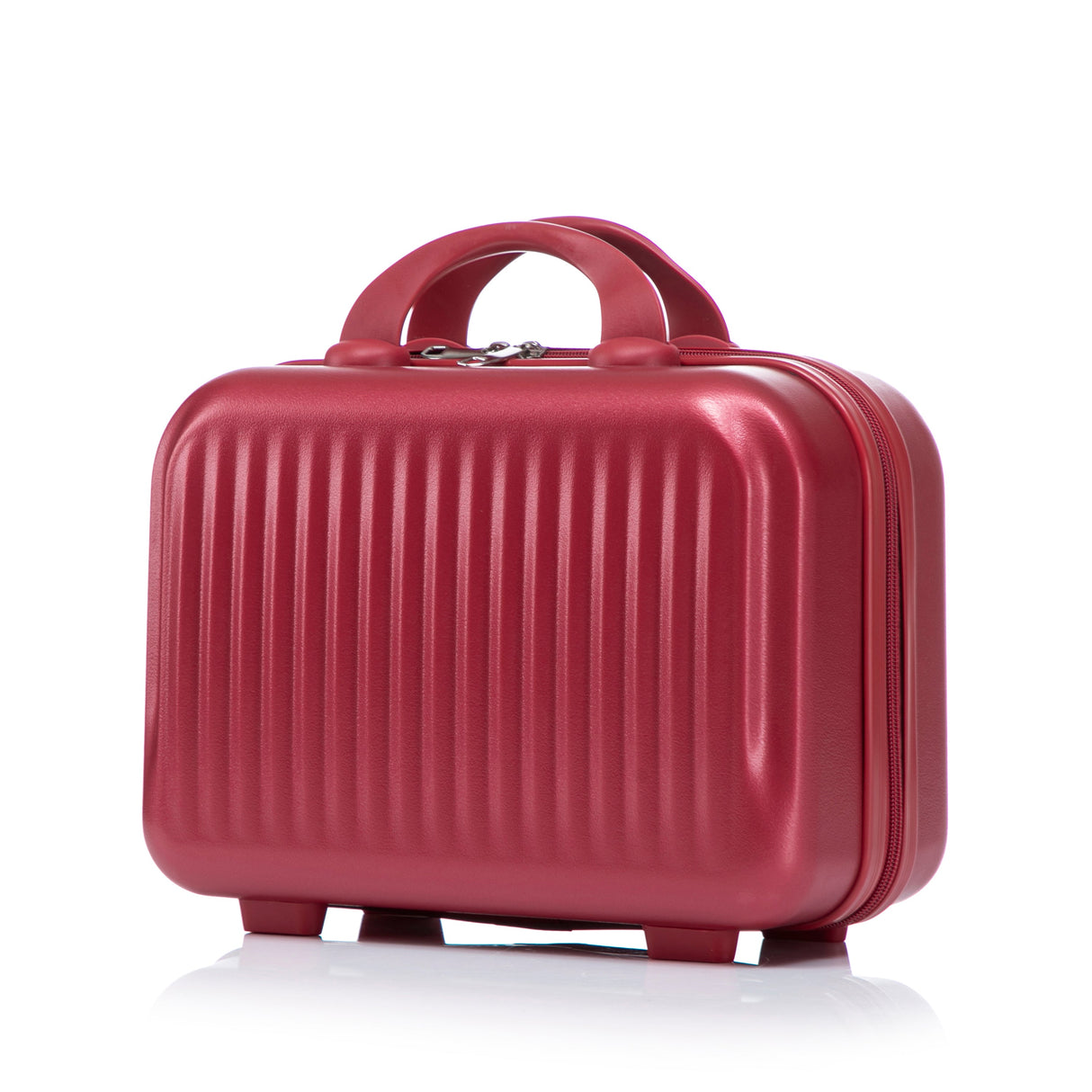 14'/20' 2-Piece ABS Spinner Wheel Luggage Set with Combination Lock and Front Opening Design