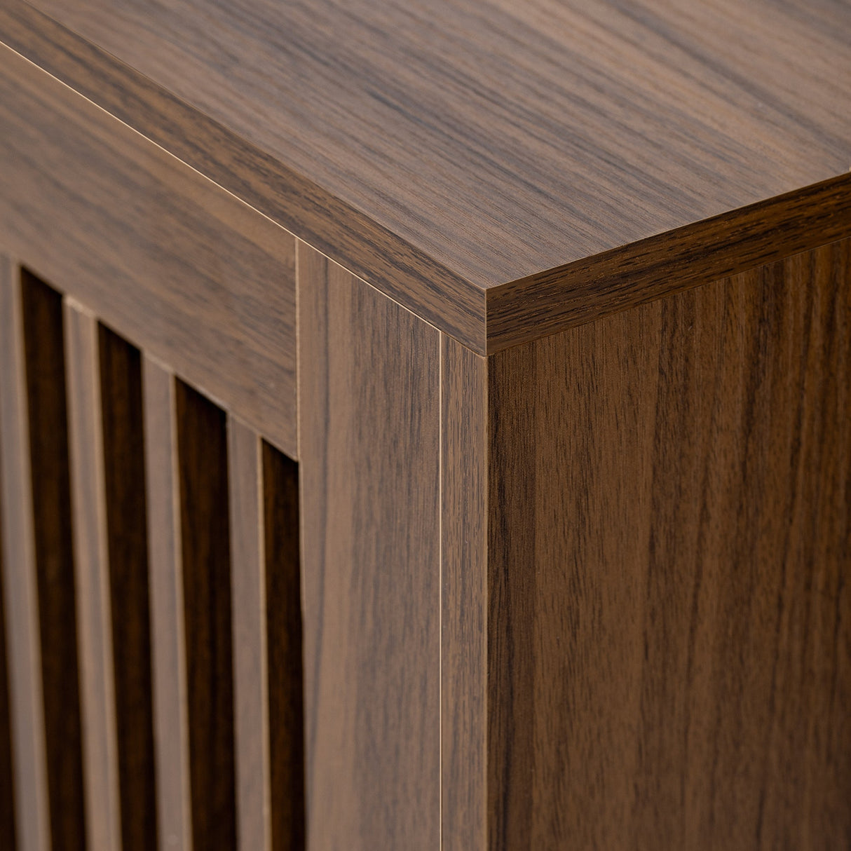 Mid-Century Modern 2-in-1 Extendable Walnut TV Stand