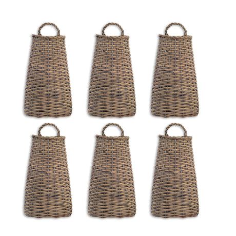 Woven-willow-wall-basket-(set-of-6)-Decorative-Baskets-&-Storage