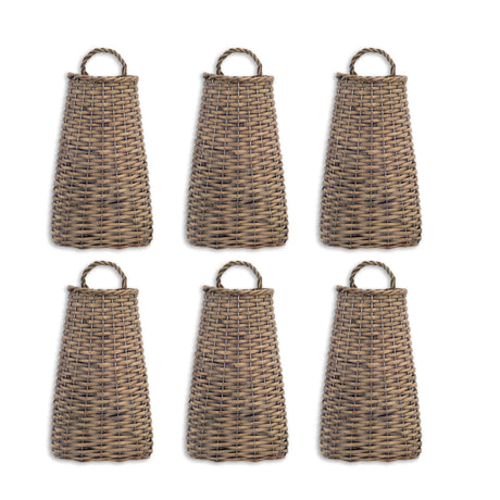 Woven-willow-wall-basket-(set-of-6)-Decorative-Baskets-&-Storage