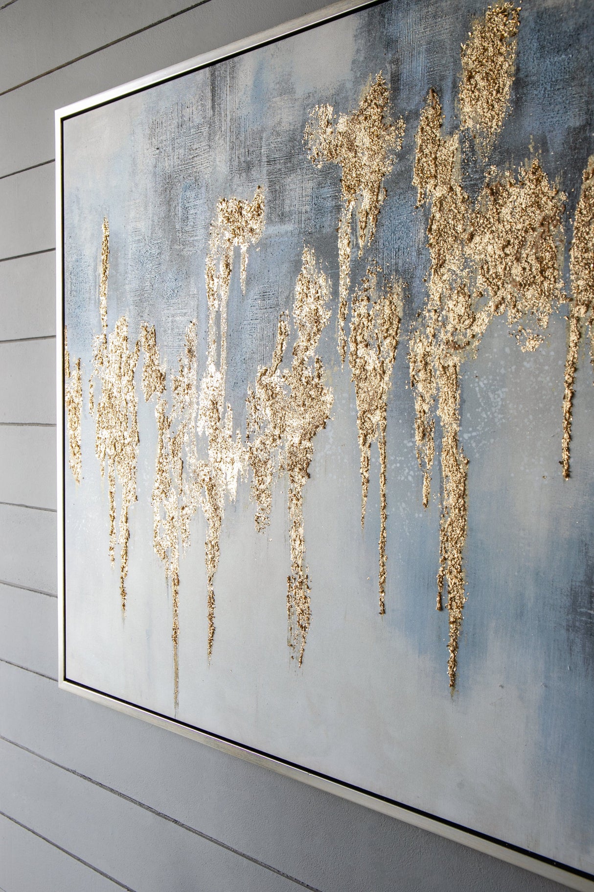 Nautilus Nightfall™ — Hand-Stretched Abstract Canvas Wall Art