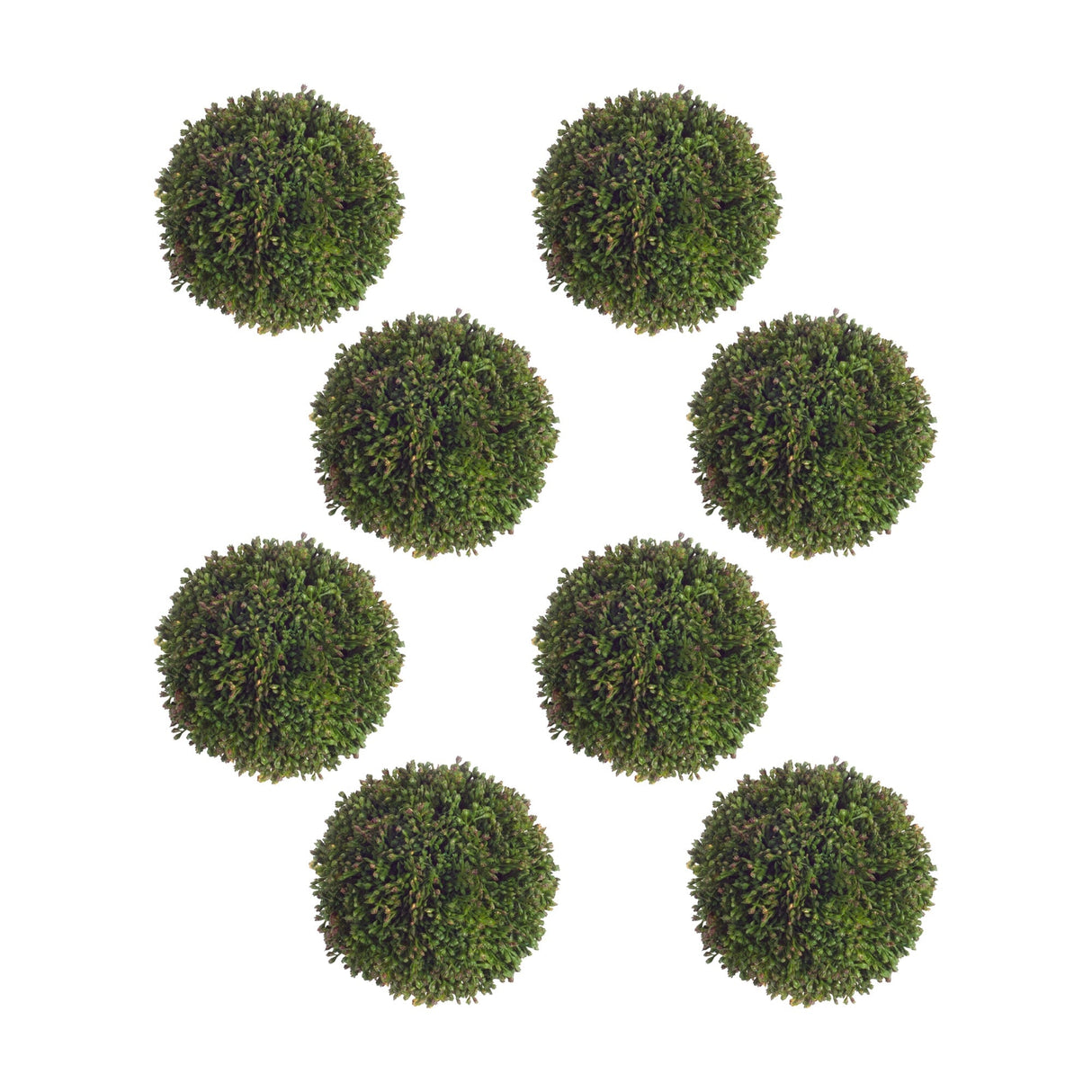 Boxwood-Sedum-Orb-(Set-of-8)-Artificial-Non-Flowering-Plants