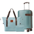 Luggage-Sets-3-Piece-Carry-on-Luggage-22x14x9-Airline-Approved,-Lightweight-Hardshell-ABS-Suitcases-with-Wheels,-20-inch,-Blue-Luggage-Sets