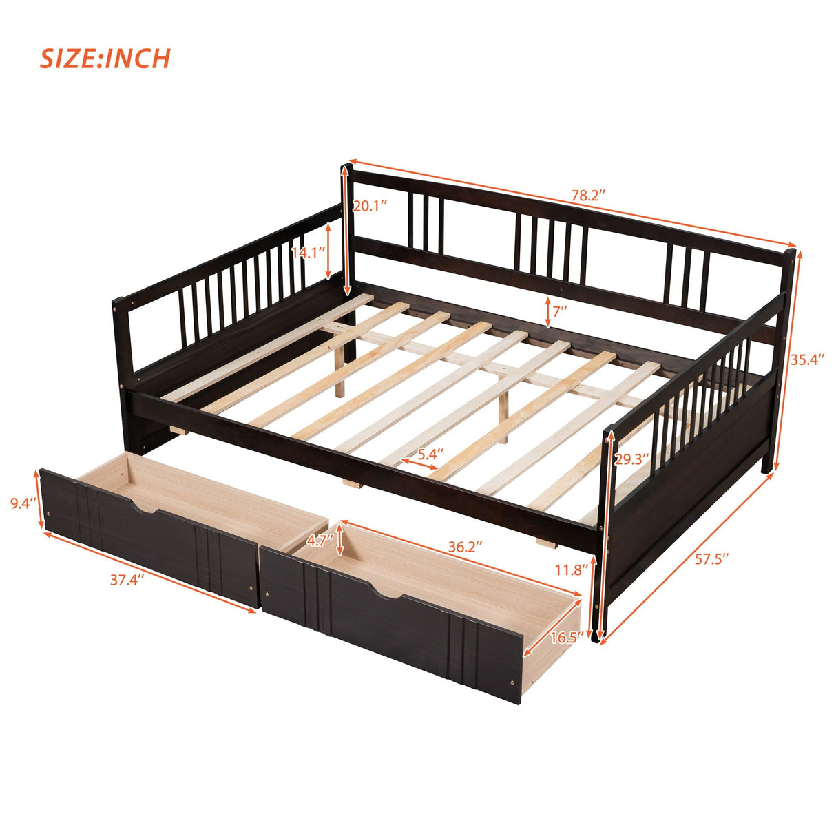 Multifunctional Modern Daybed