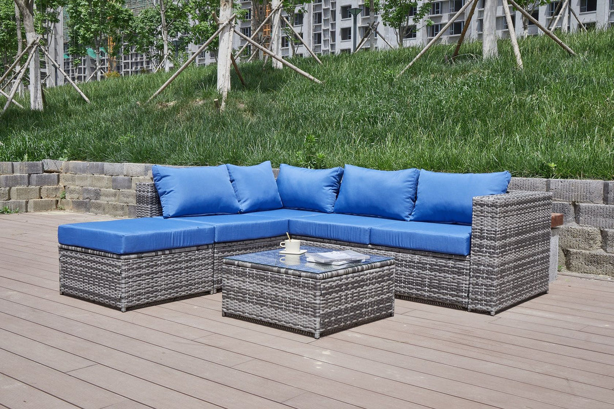 Patio Sofa With Cushions
