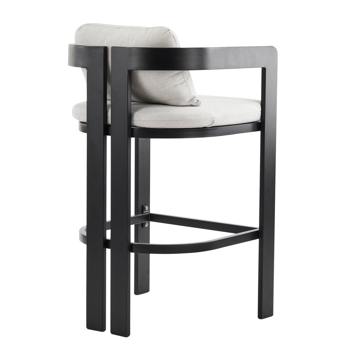Pula Outdoor Patio Aluminum Counter Stool Set of 2