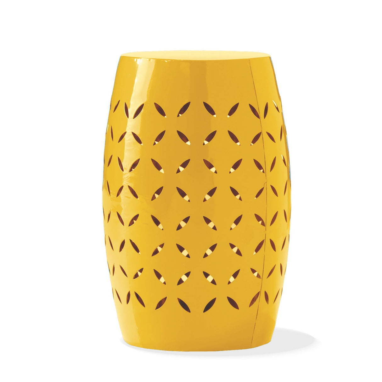 Outdoor Side Table With Barrel Shape