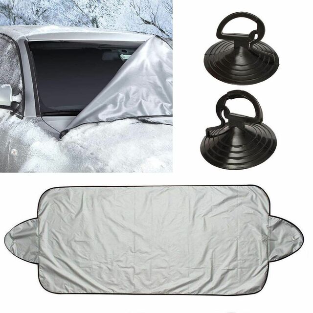 Reversible Car Windshield Protector for Winter Snow & Summer Heat
