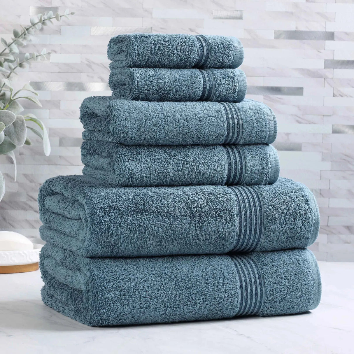 Heritage-Egyptian-Cotton-Plush-Heavyweight-6-Piece-Towel-Set-Egyptian-Cotton-Towel-Set