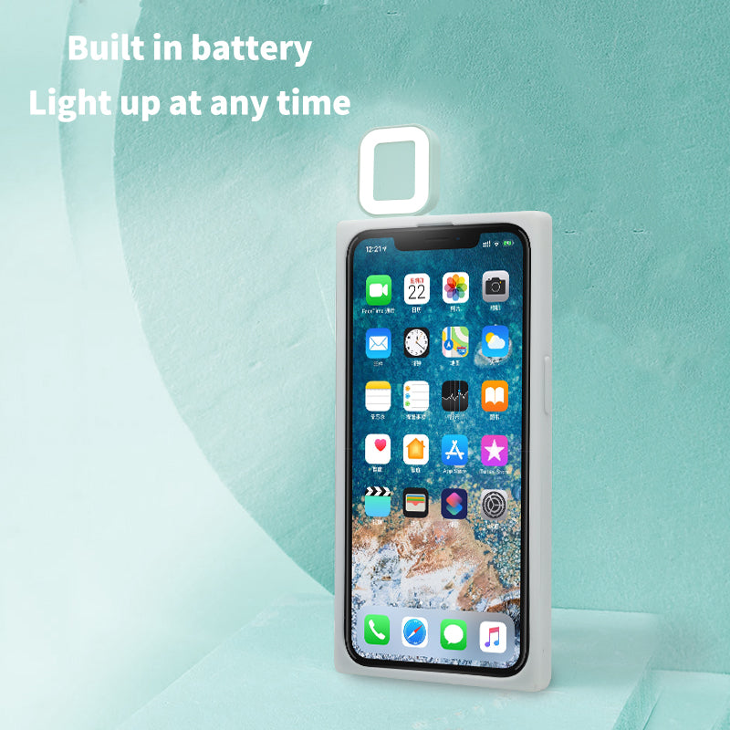 Ring Selfie Flip Light iPhone Case - 3 Colors