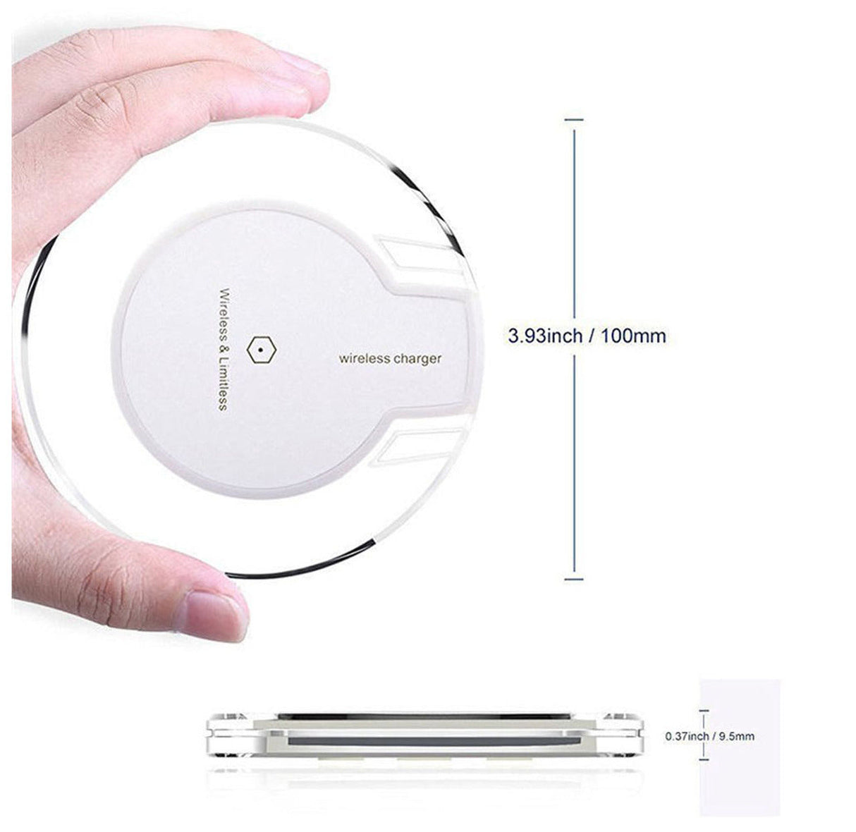 2-Pack Wireless Qi-Charging Pad