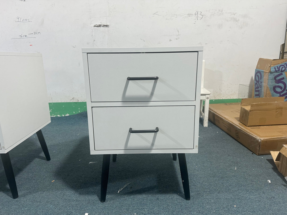 Modern 2-Drawer Nightstand
