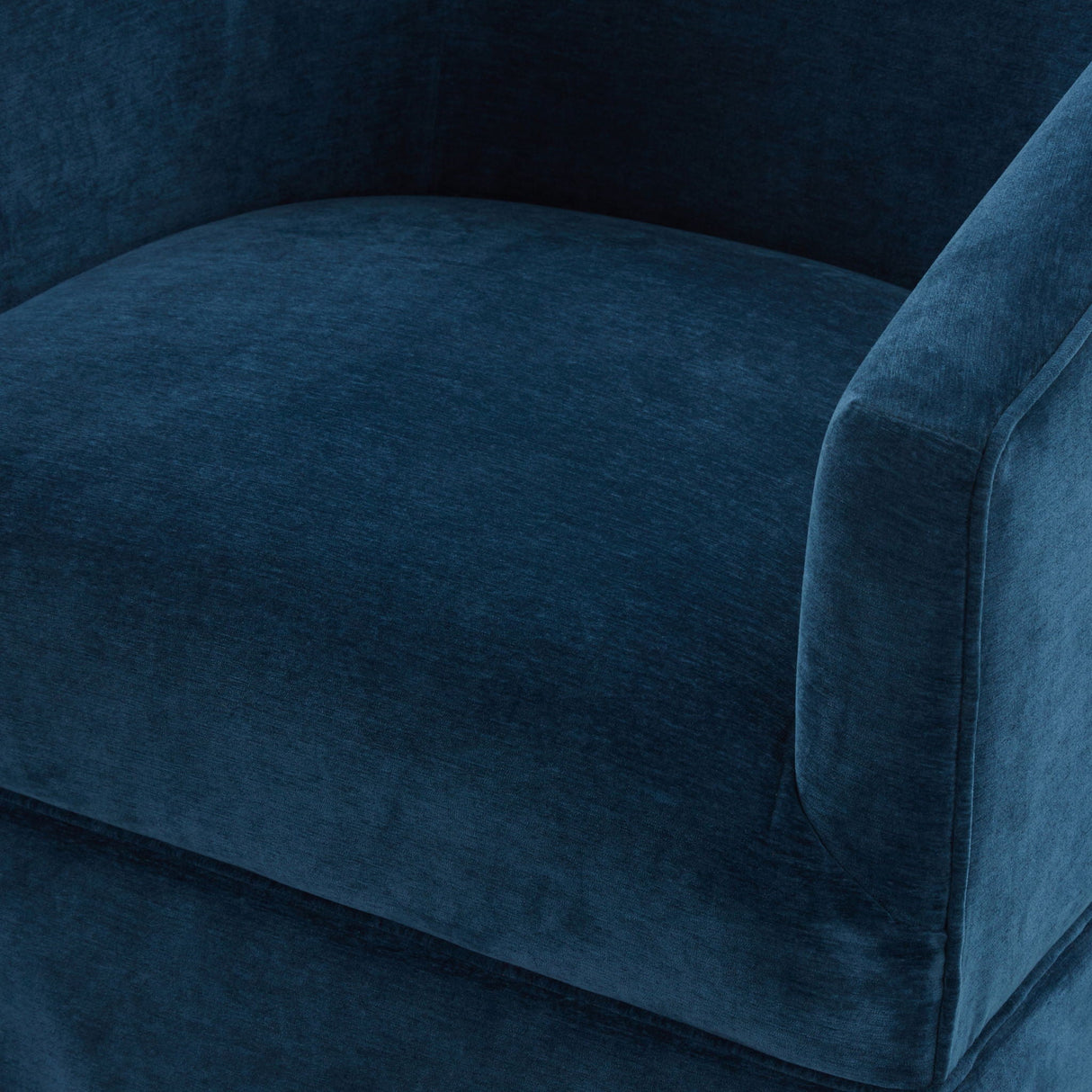 Elm - Skirted Swivel Chair