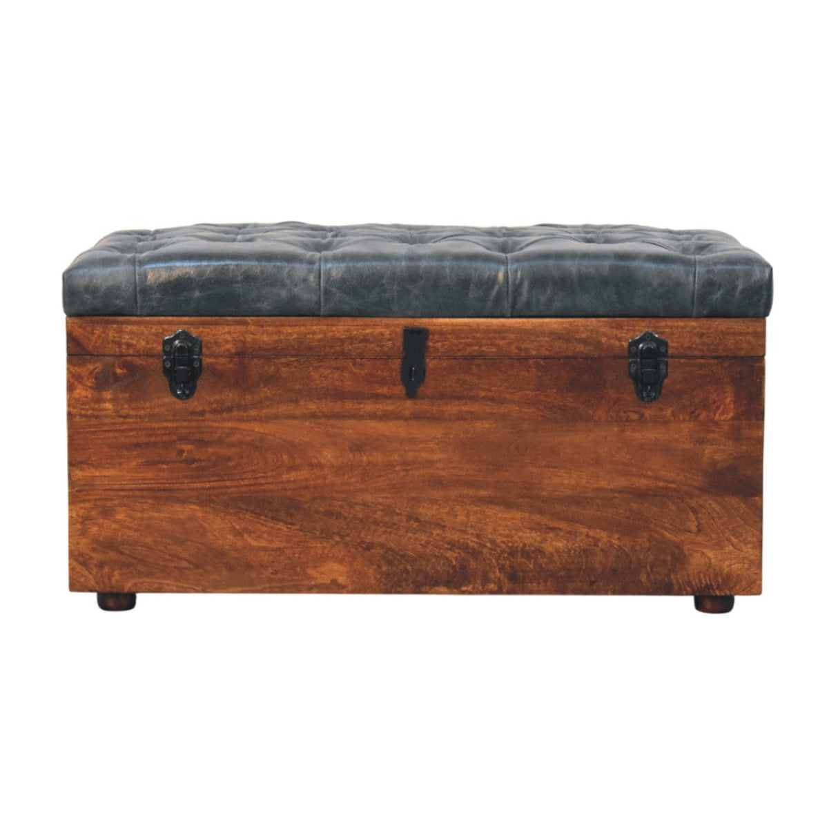 Solid Wood Storage Bench
