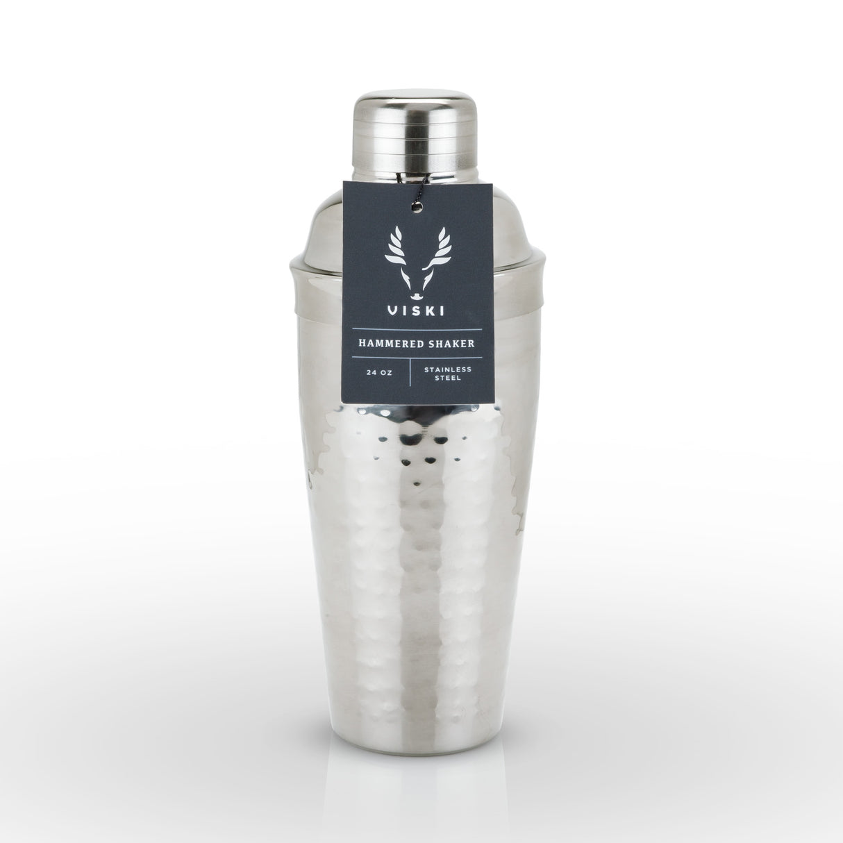 Irving Hammered Cocktail Shaker In Stainless Steel Viski®