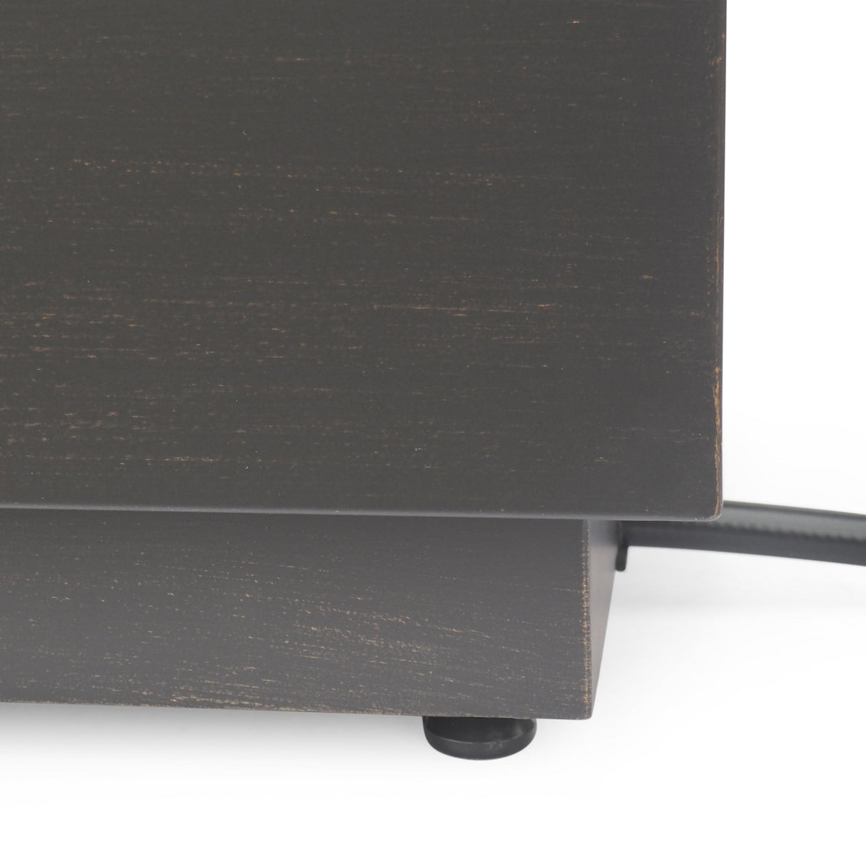 Wellington Stylish 40" Square Fire Pit in Brown and Gold Iron