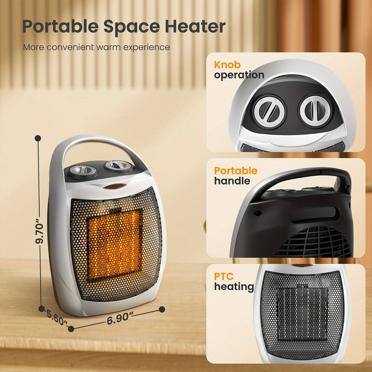 1500W Ceramic Space Heater