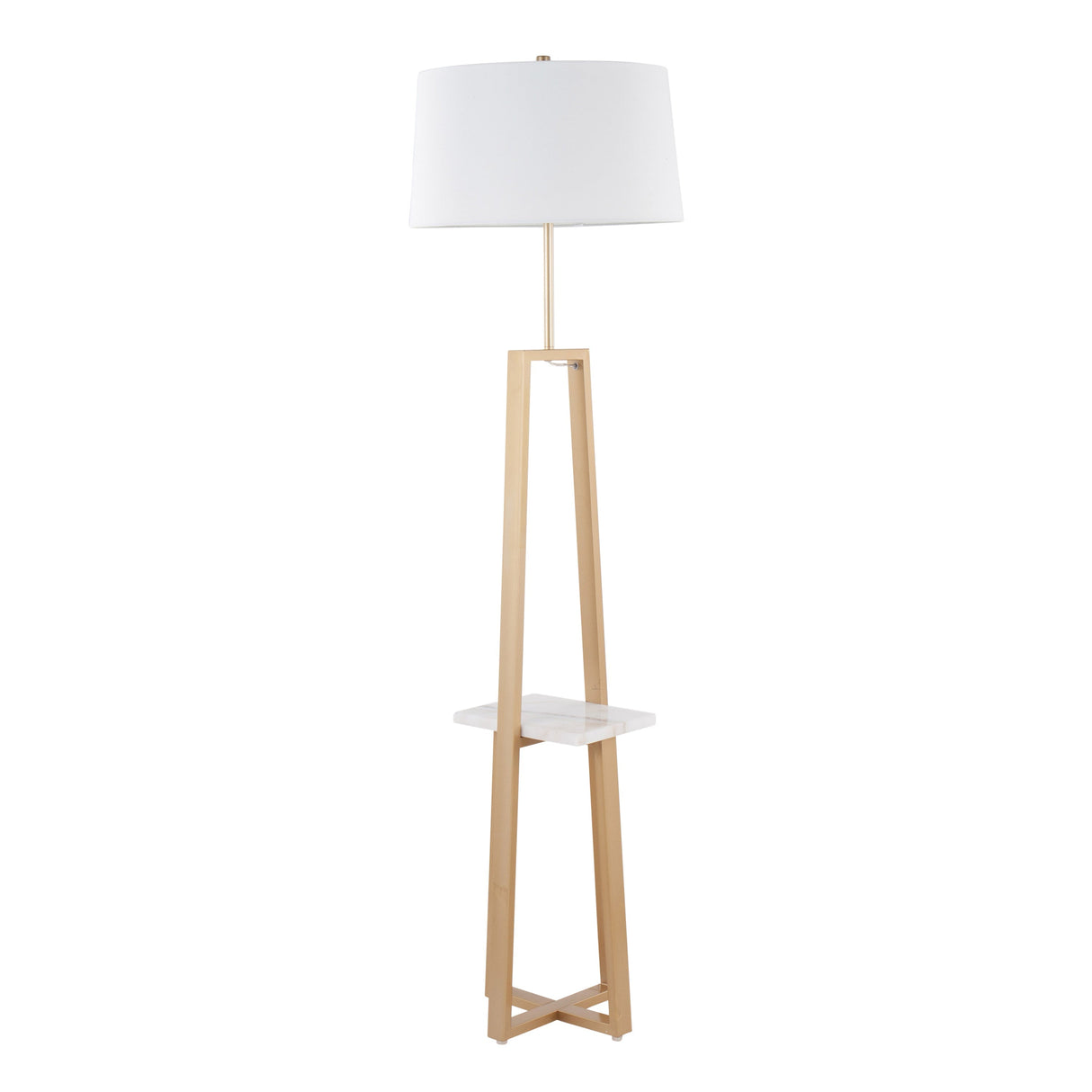 Cosmo Shelf Contemporary Glam Floor Lamp
