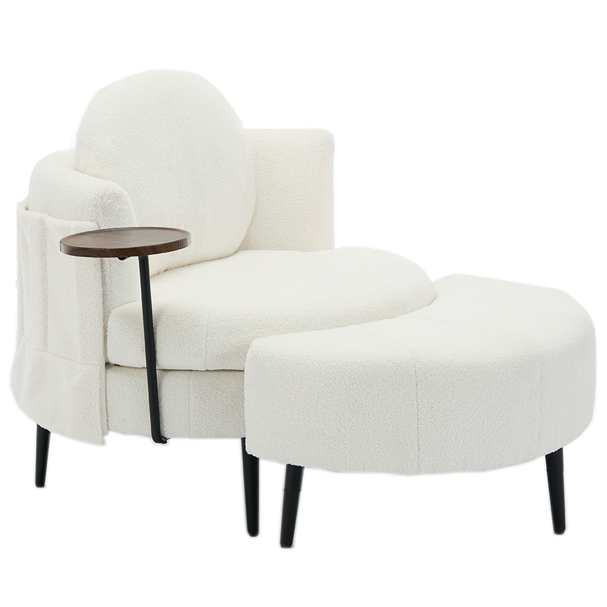 42.5' Single Sofa Chair in White