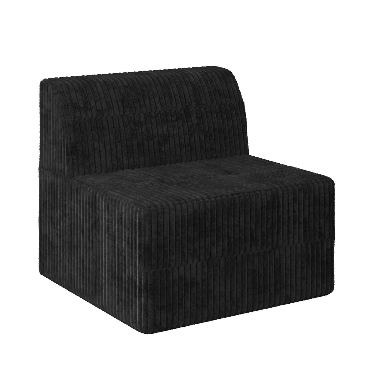 Modern Minimalist Sleeper Sofa, Compressed Sectional Single Seat