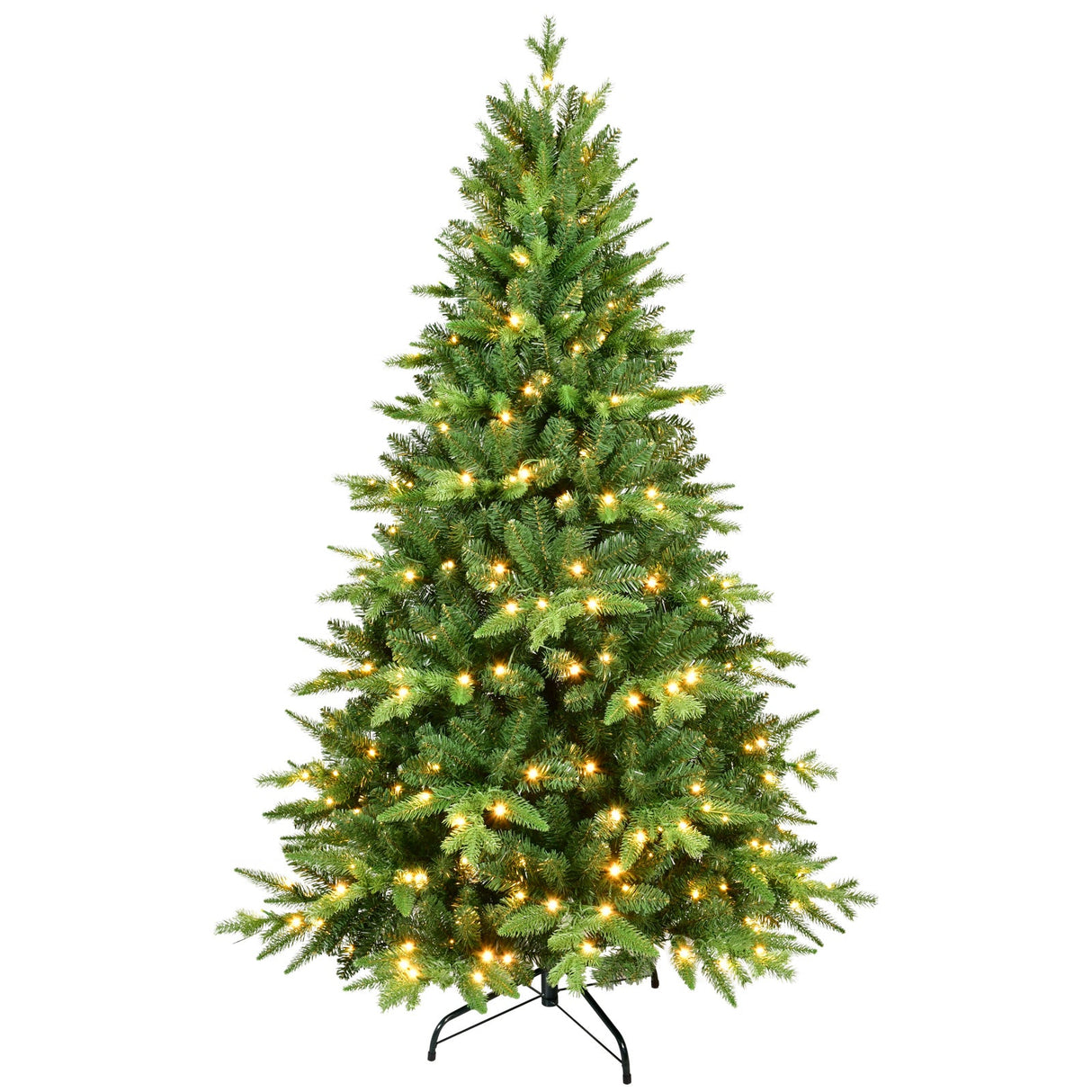 7ft Pre-Lit Christmas Tree with 450 Warm Lights