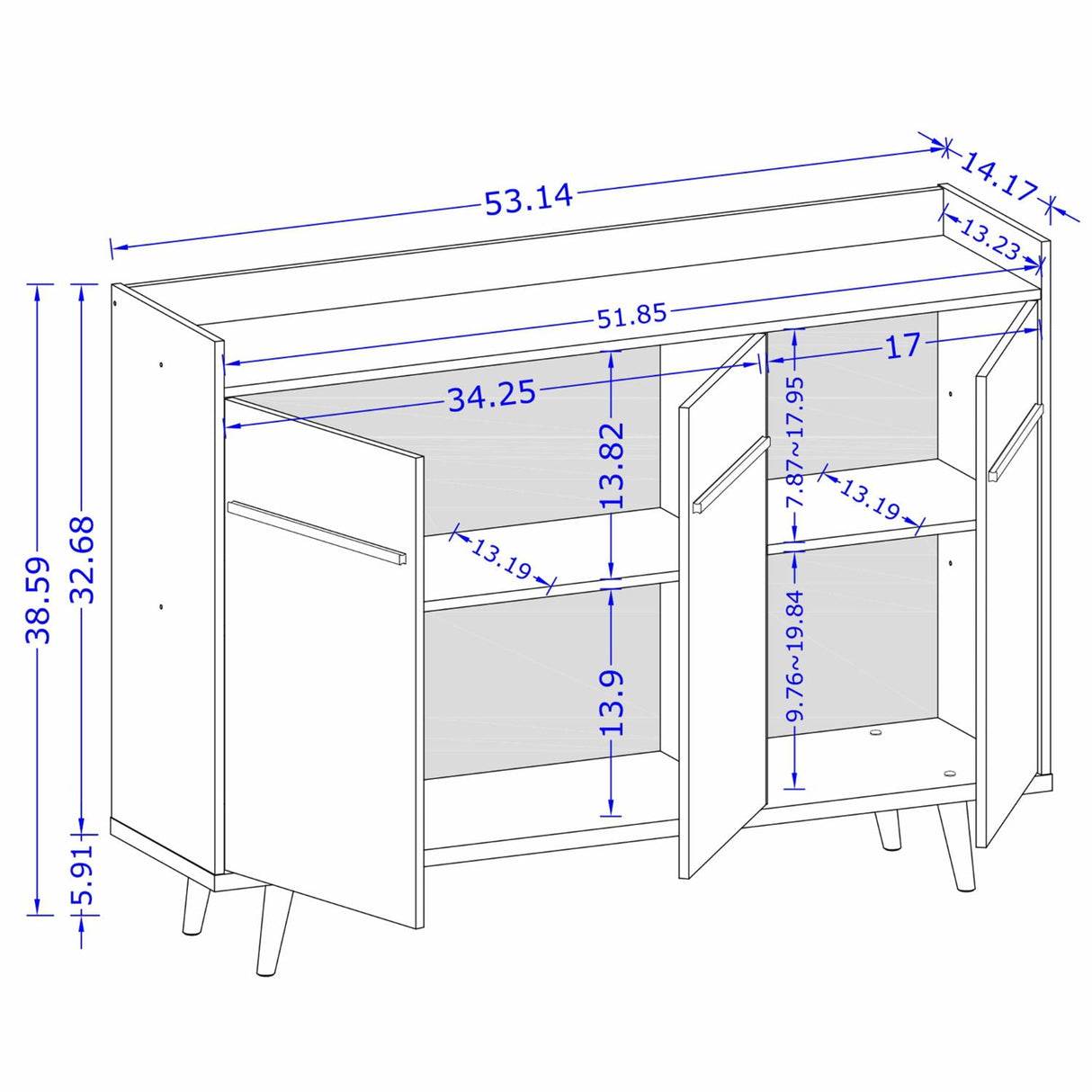 Bradley - Sideboard