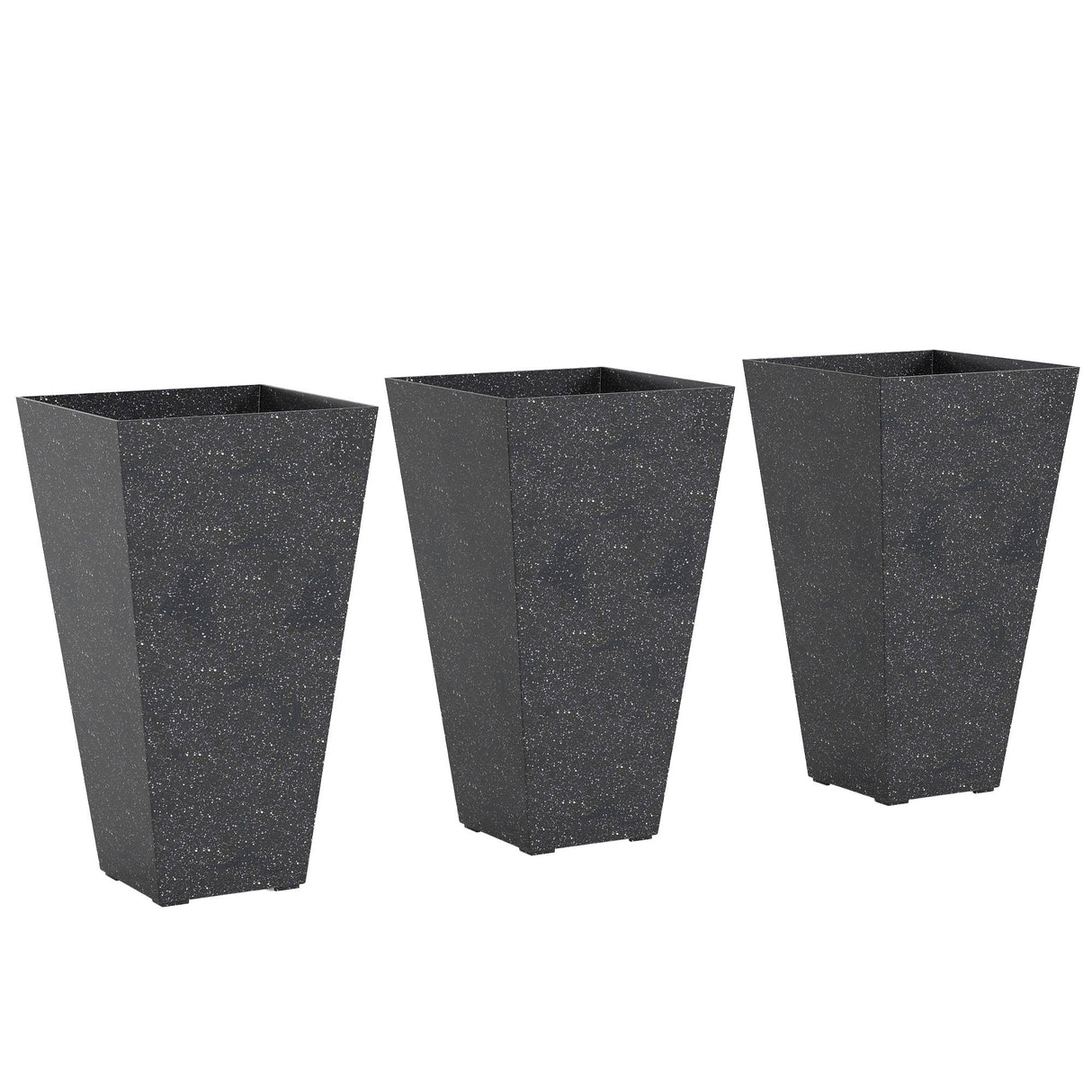 Stackable Taper Planters, Set of 3