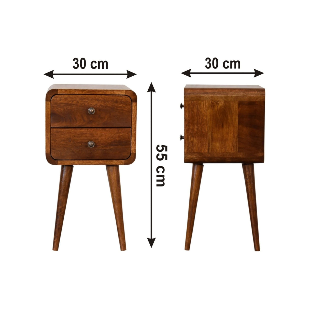 Curved Nightstand