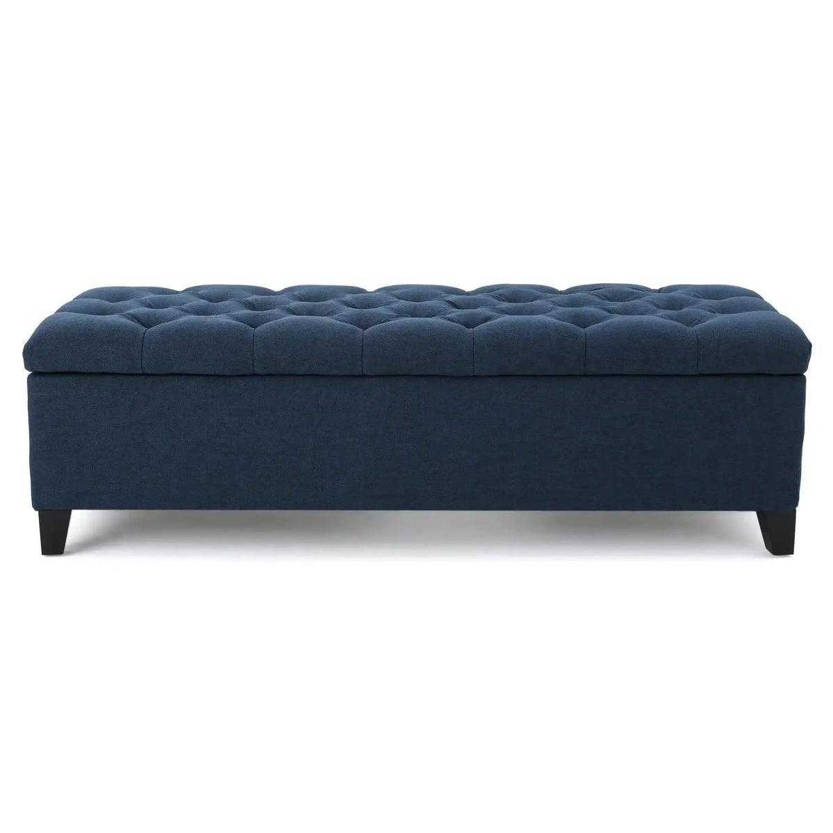 Glouster Contemporary Storage Ottoman With Button Tufted Design