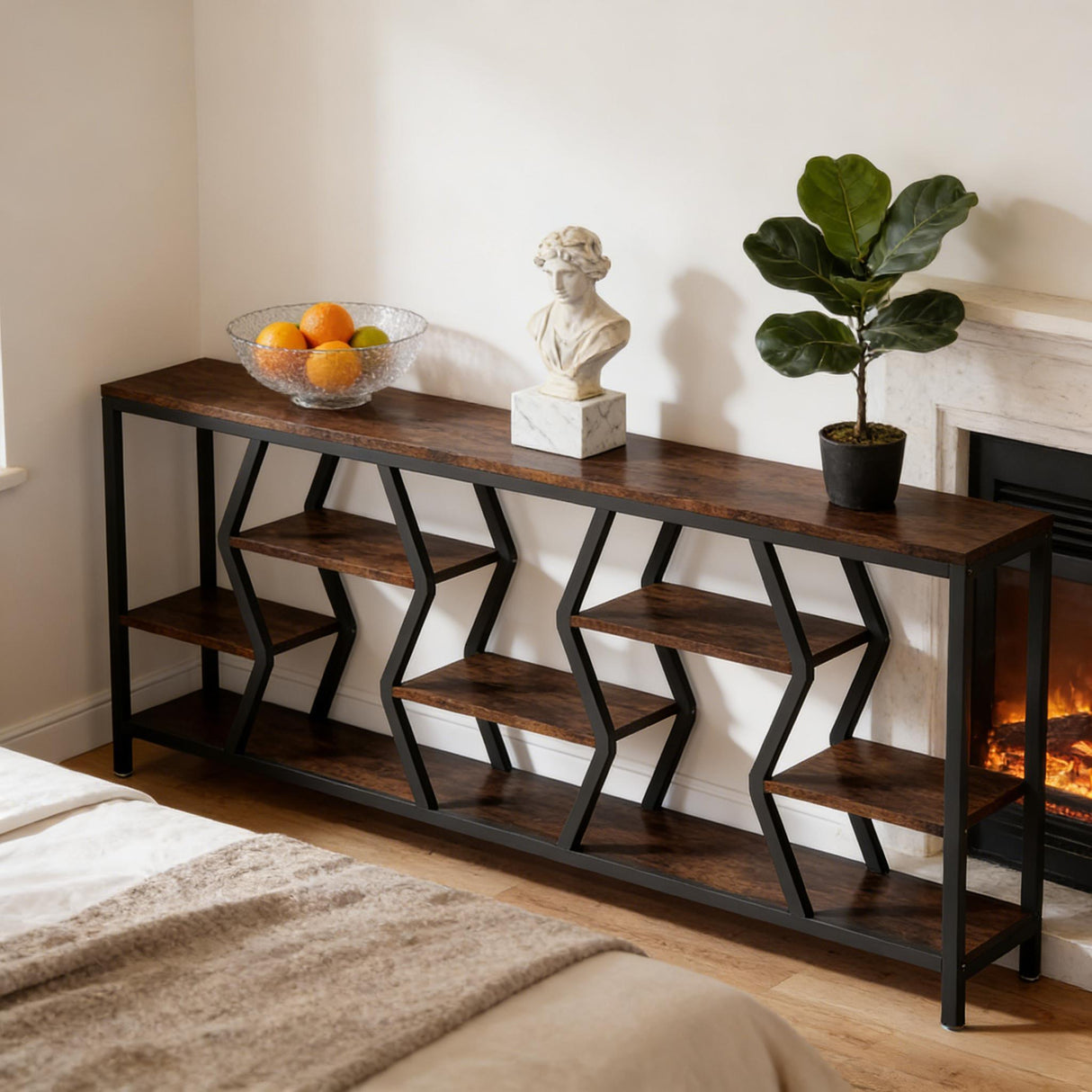 Durable Sofa Table,Convenient Console Table,Generous Storage Hall Table