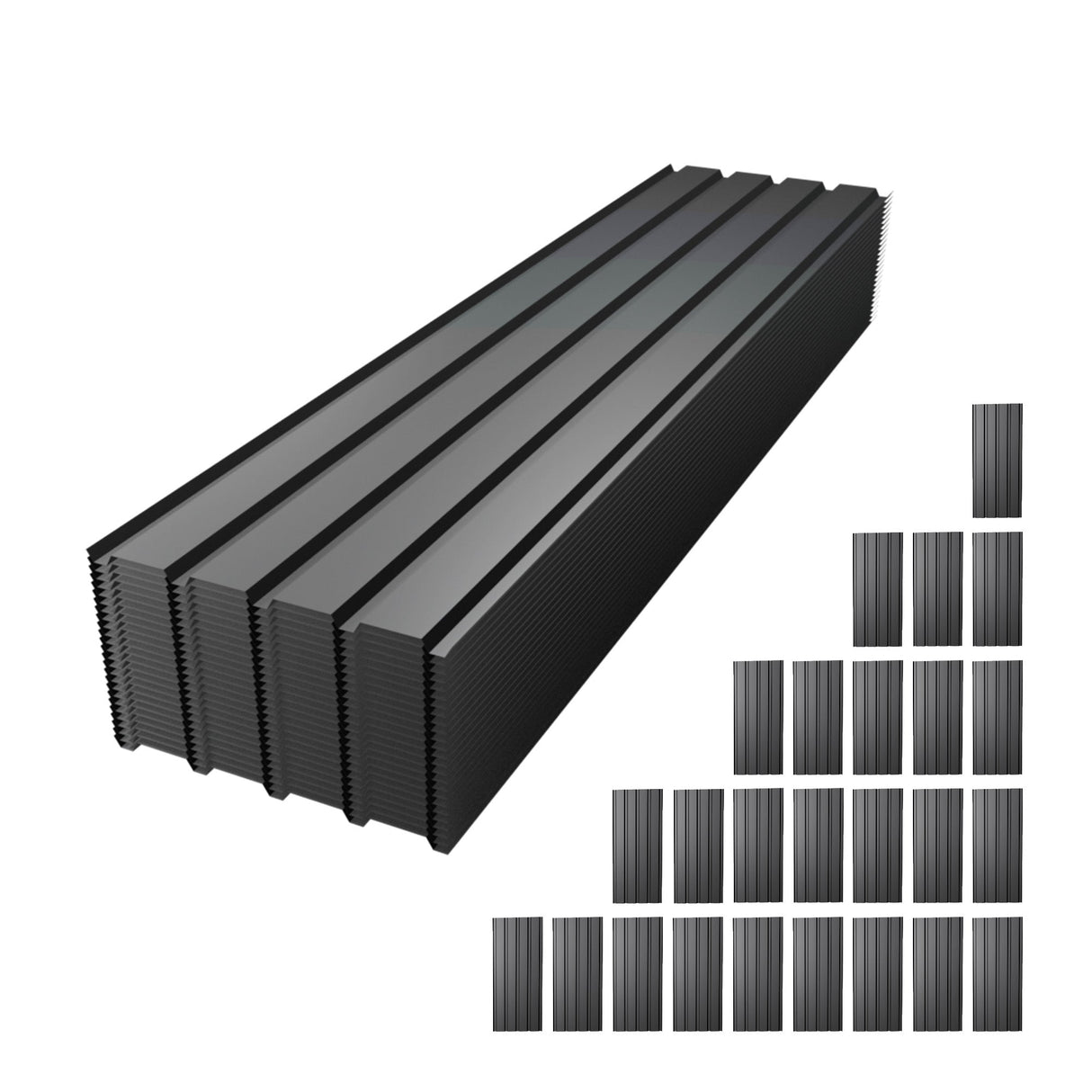 Metal Roof Panel (72.8 In) - 25 Pack