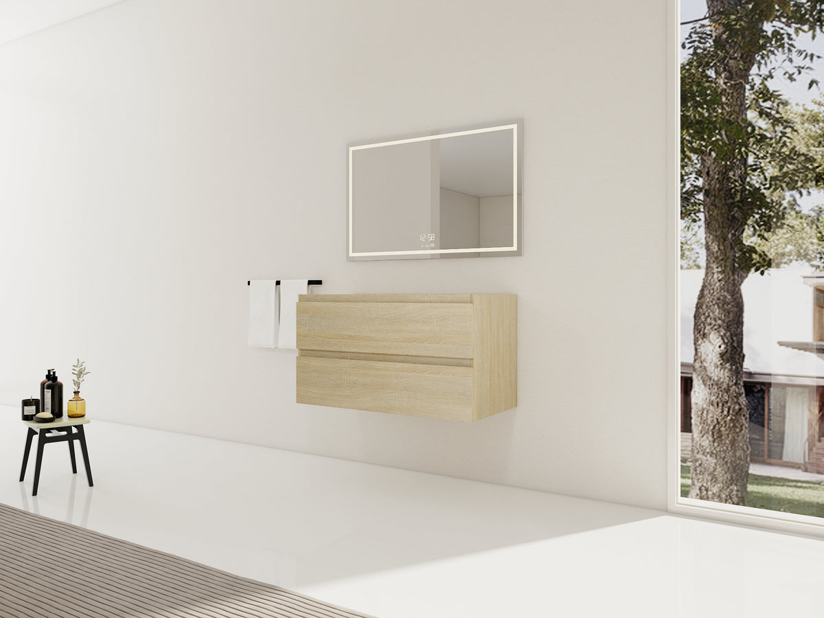 36" Wall-Mounted Bathroom Vanity Cabinet