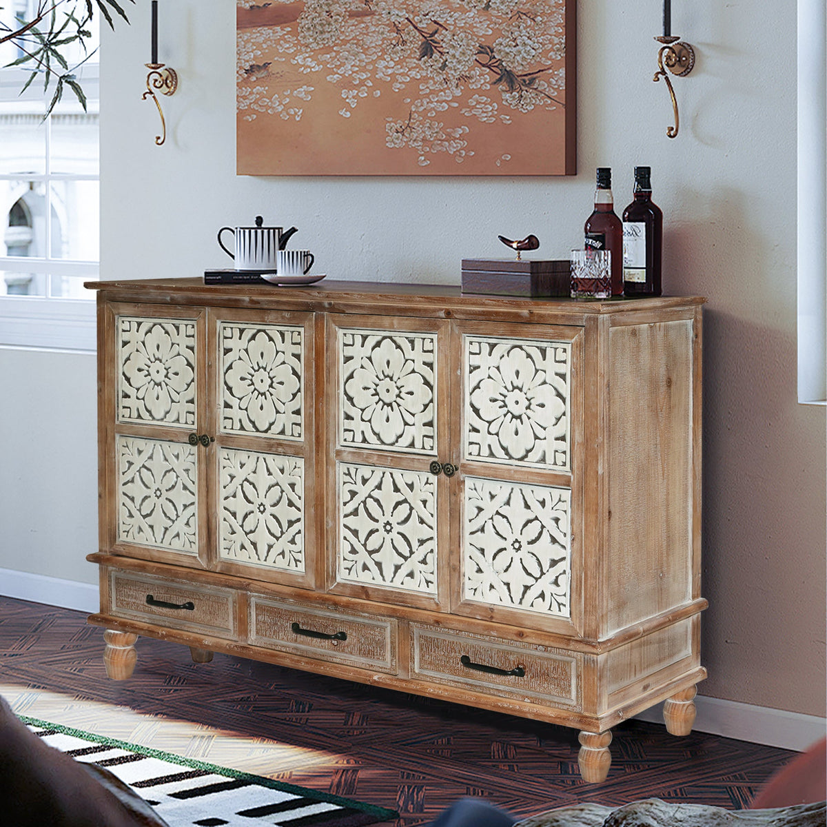 59.06" Chic Sideboard Buffet Cabinet