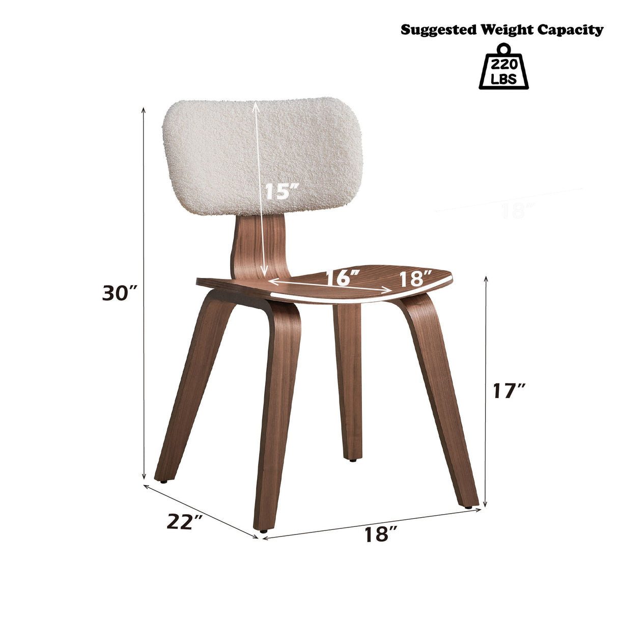 Casson - 5 Piece Dining Room Set - Walnut
