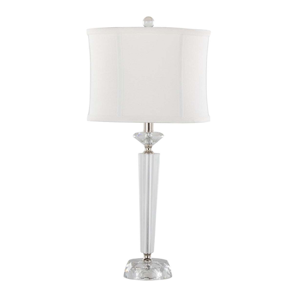 Diamond Torch 25.75' Contemporary Crystal Table Lamp Set of 2