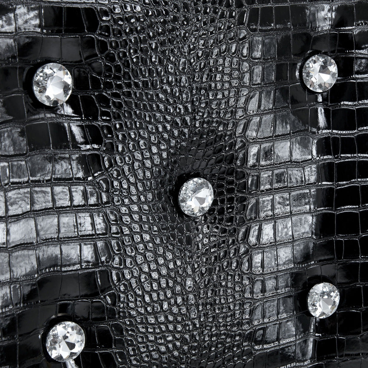 Alligator Skin Upholstered Dining Chairs