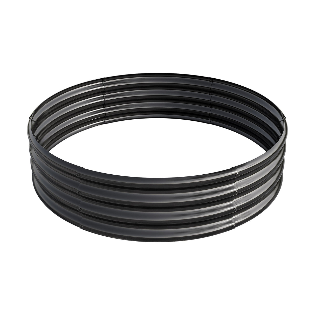 2PCS 47.24" Round Raised Garden Beds for Outdoor Gardening