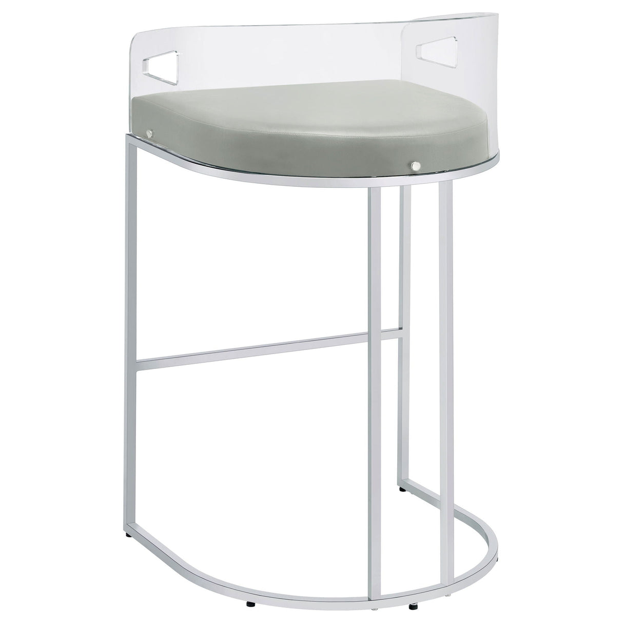 Mello - Upholstered Bar Chair (Set of 2) - Gray