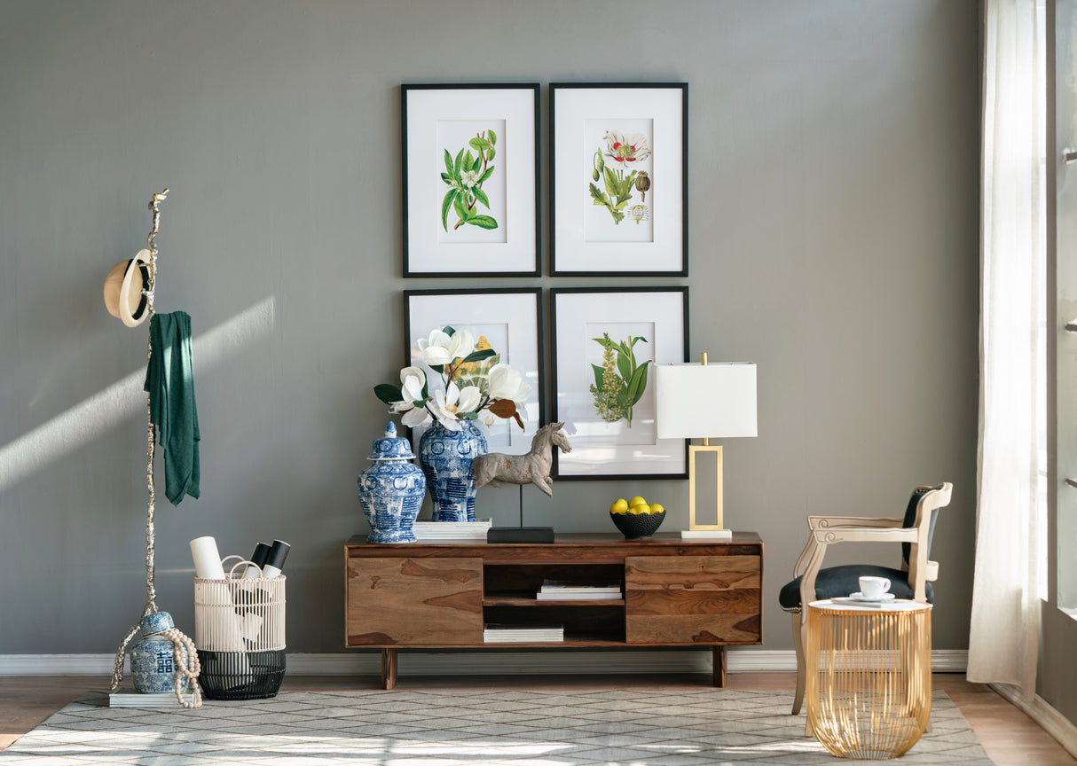 Verdure Elegance™ — Set of 4 Botanical Wall Art Prints