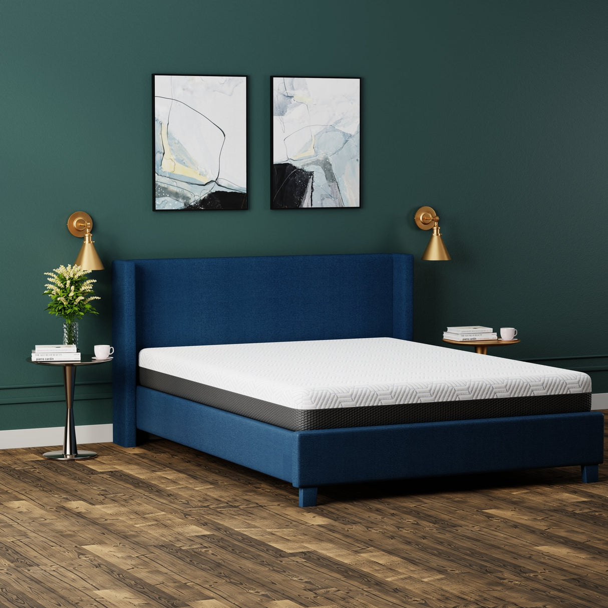 Omne Fria 8" Firm Memory Foam Mattress with Cooling Cover